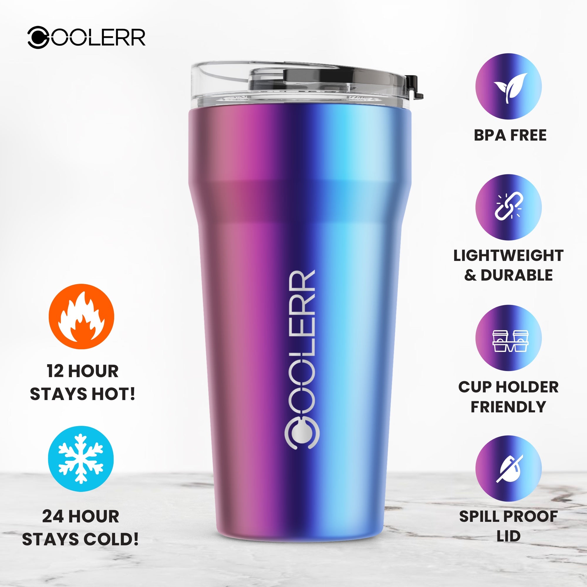 Timeless Tumbler - Travel Coffee Cup – Coolerr